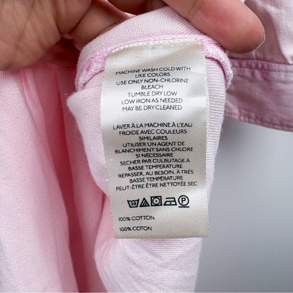 Free People Mad Love Denim Midi Dress Quartz Pink NEW Size XL Cotton Long Sleeve - Picture 5 of 7